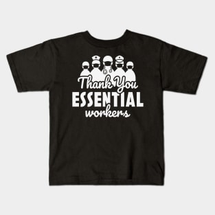 Thank You ESSENTIAL Workers Kids T-Shirt